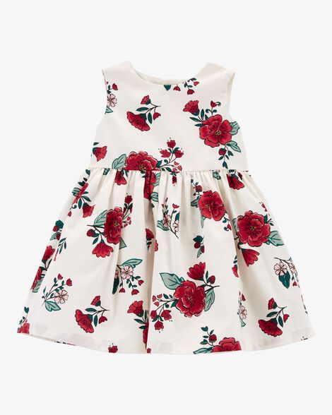  Product image 1 of Baby Floral Sateen Holiday Dress