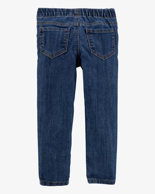 Product image 2 of Toddler Dark Wash Elastic-Waist Jeggings