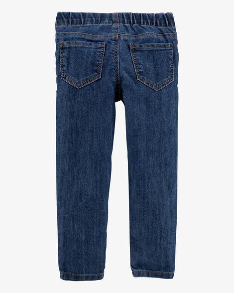  Product image 2 of Toddler Dark Wash Elastic-Waist Jeggings