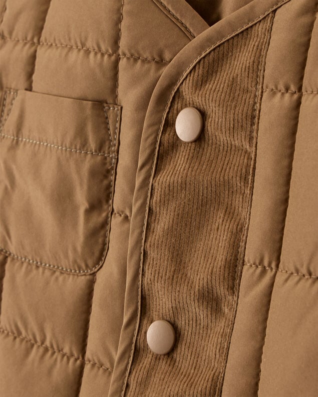 Product image 2 of Toddler Boy Sleeveless Puffer Vest - Brown