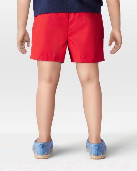  Product image 3 of Toddler Pull-On Twill Bow Shorts