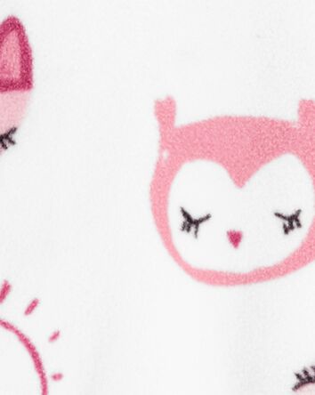 Baby 1-Piece Ladybug Loose Fit Footie PJs, 