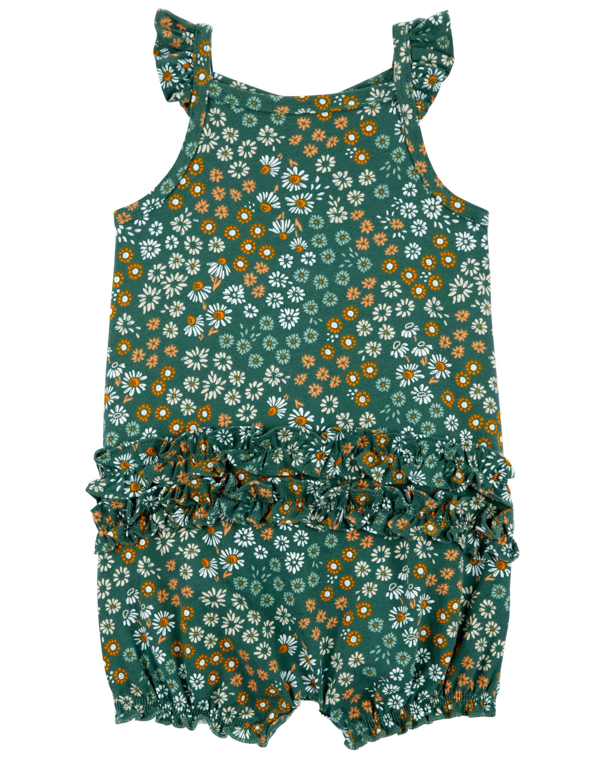 Baby Floral Cotton Romper Carter s Carter s