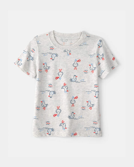 toddler pelican t-shirt - grey