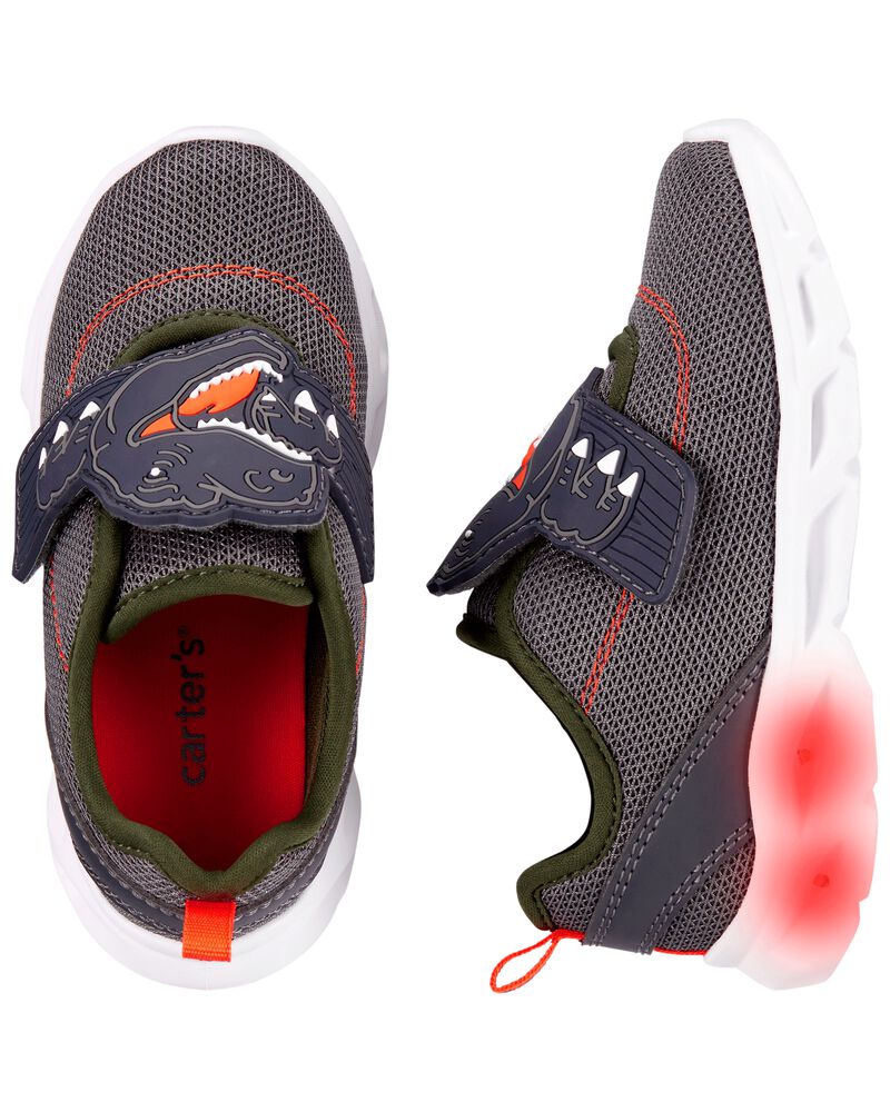 Toddler Grey Carter S Light Up Sneakers Carters Com