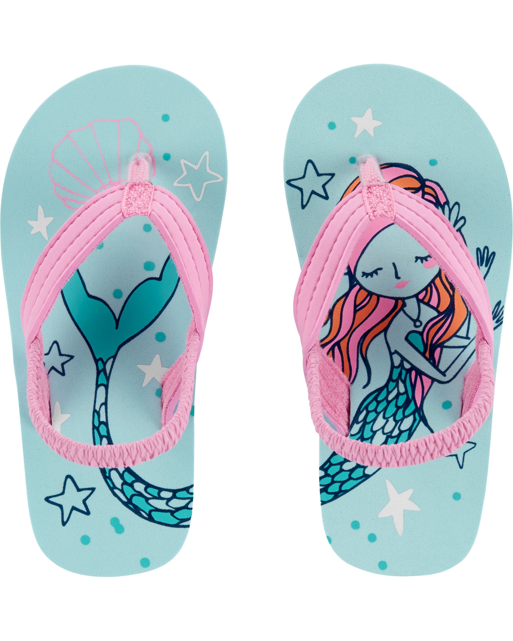 mermaid flip flops