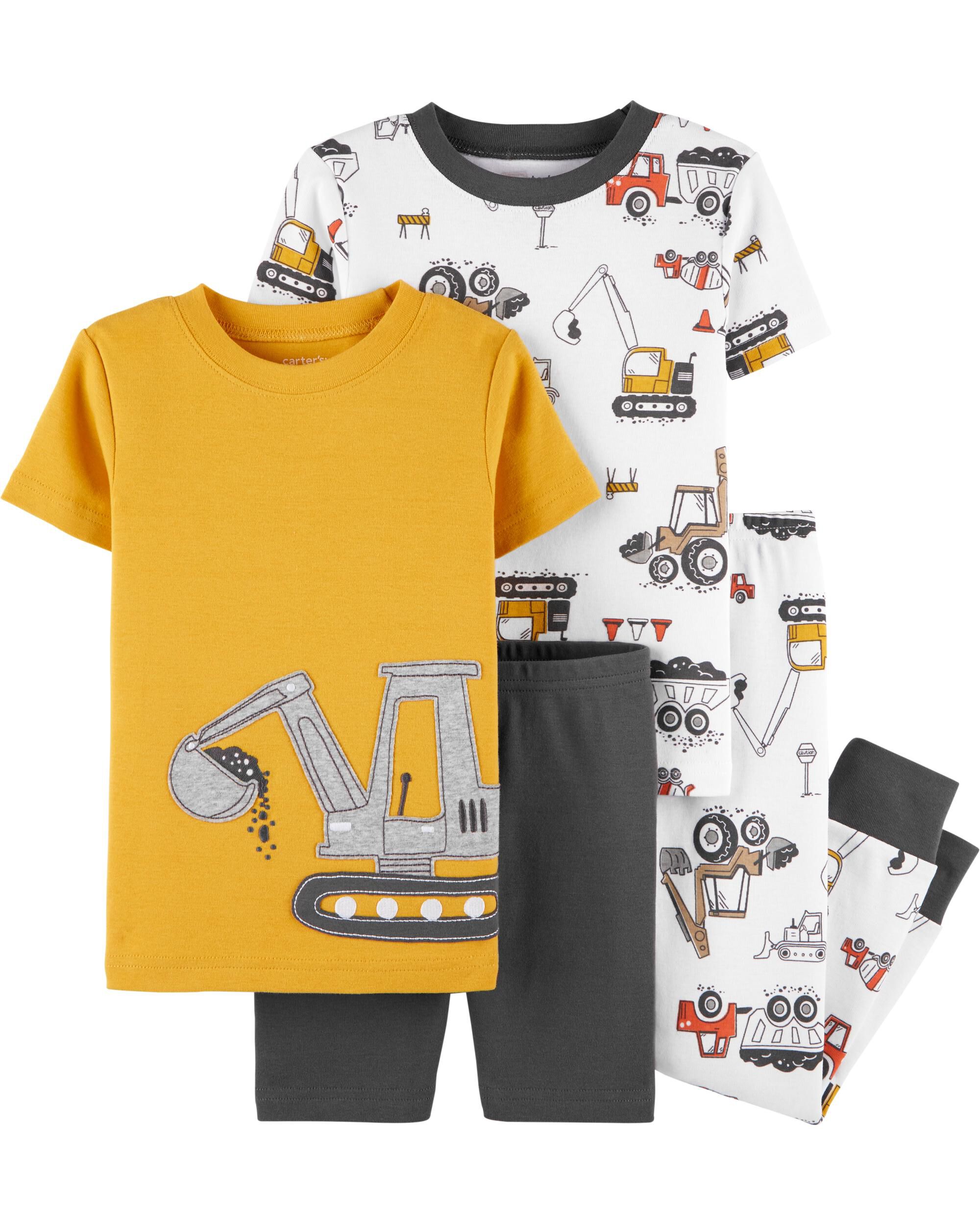 carter's construction pajamas