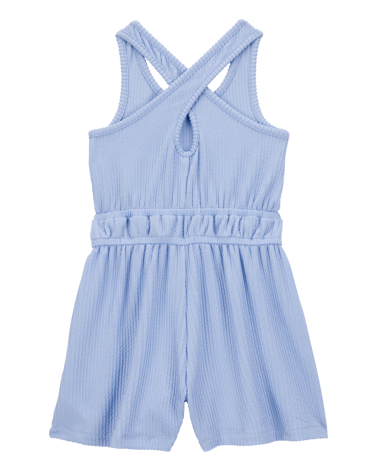 Kid Ribbed Textured Romper - Blue - OshKosh | Carter's Kid Ribbed Textured Romper - Blue - OshKosh | Carter's