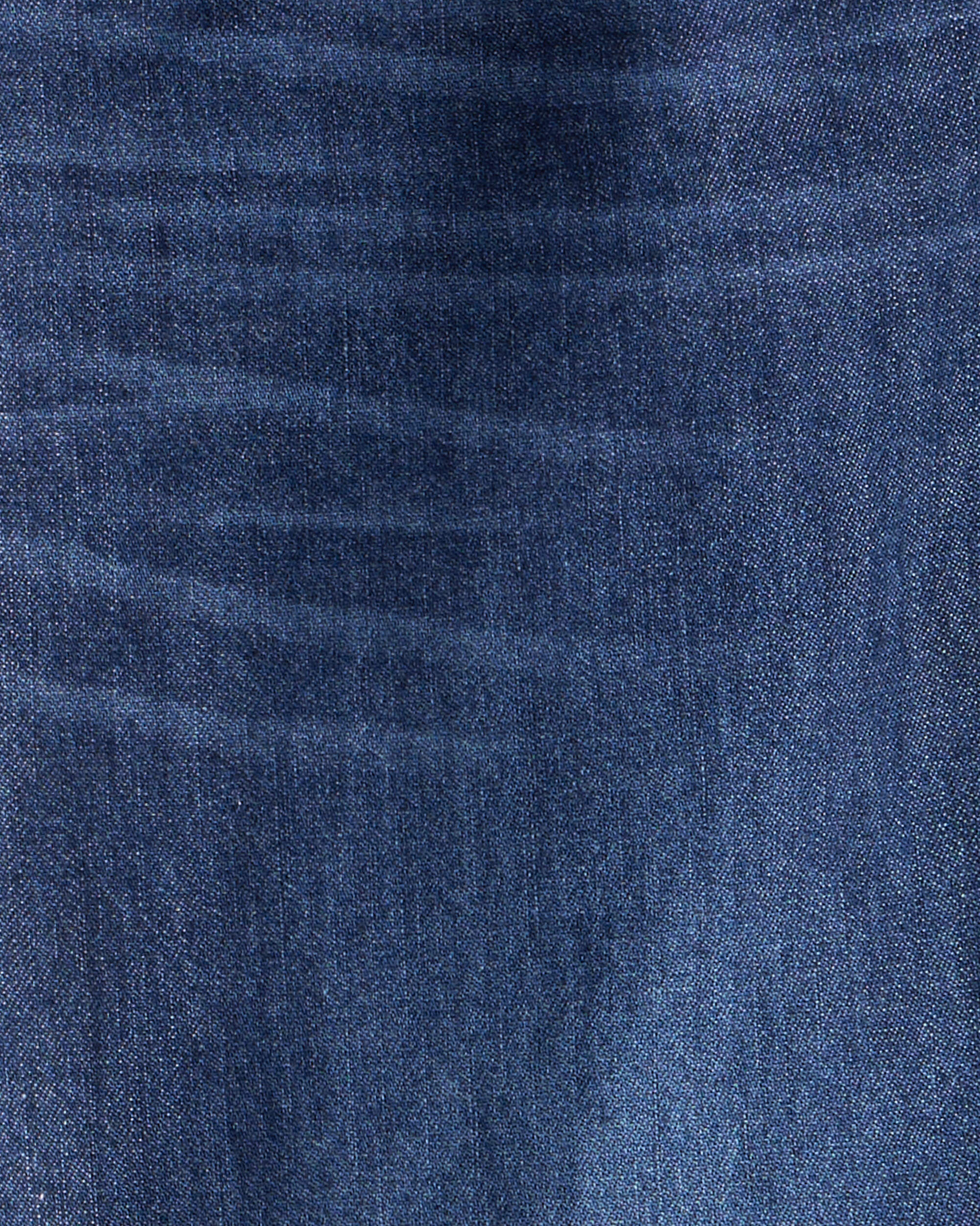 Boys Denim Pull-On Straight Jeans - Dark Wash