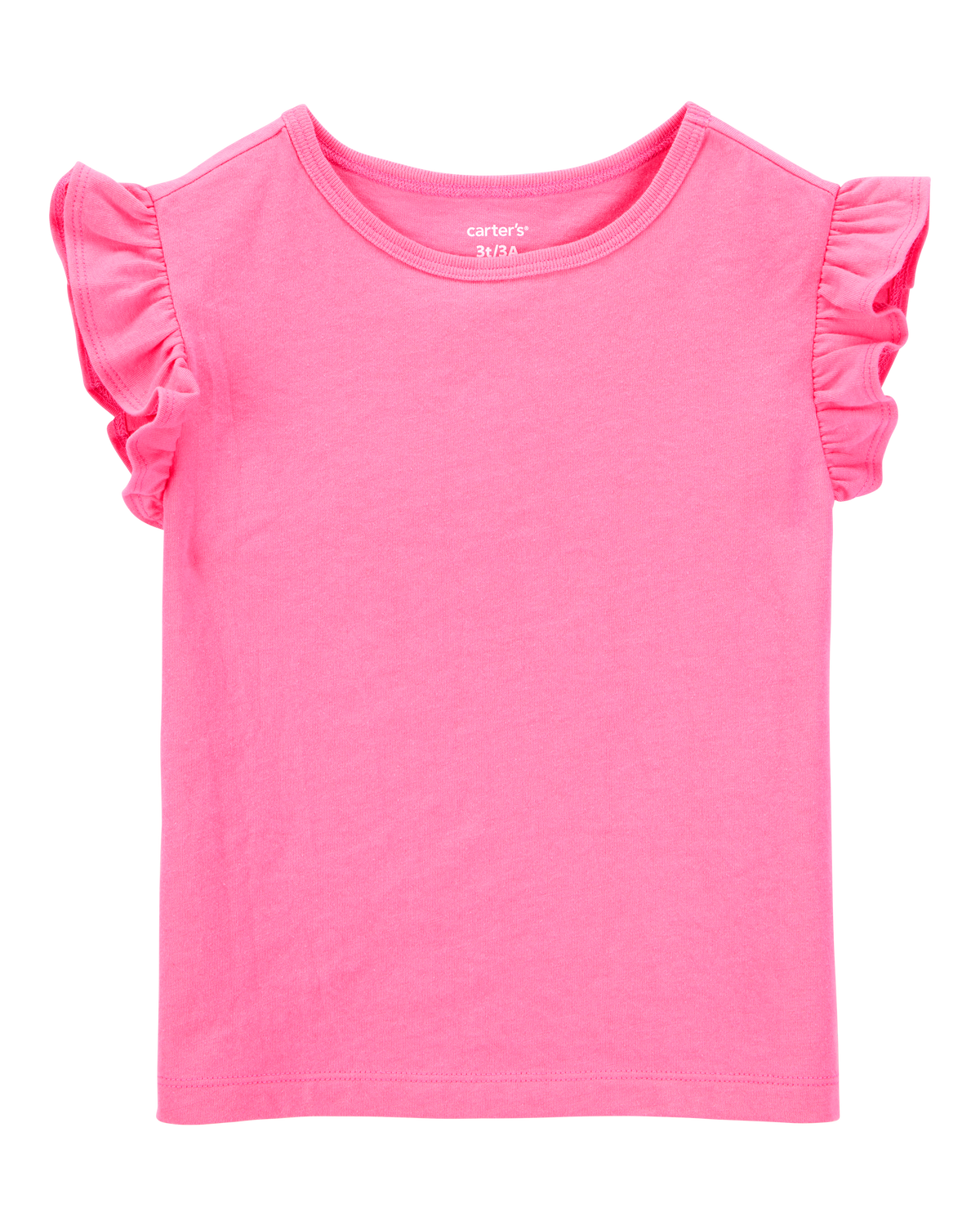Toddler Solid Short-Sleeve Fashion Top - Pink - Carter's