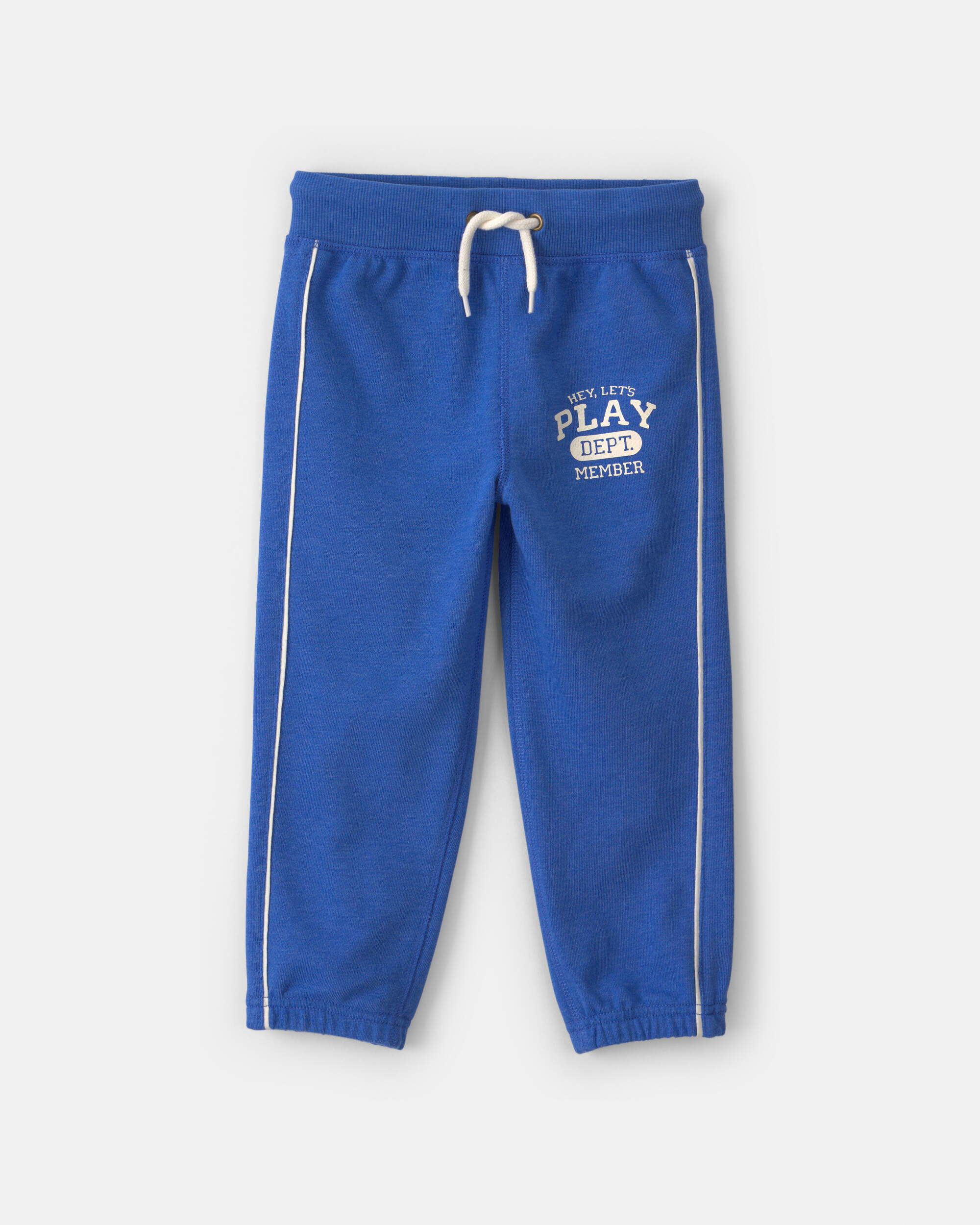 Carter's toddler boy 'let's play' french terry joggers 12M Blue