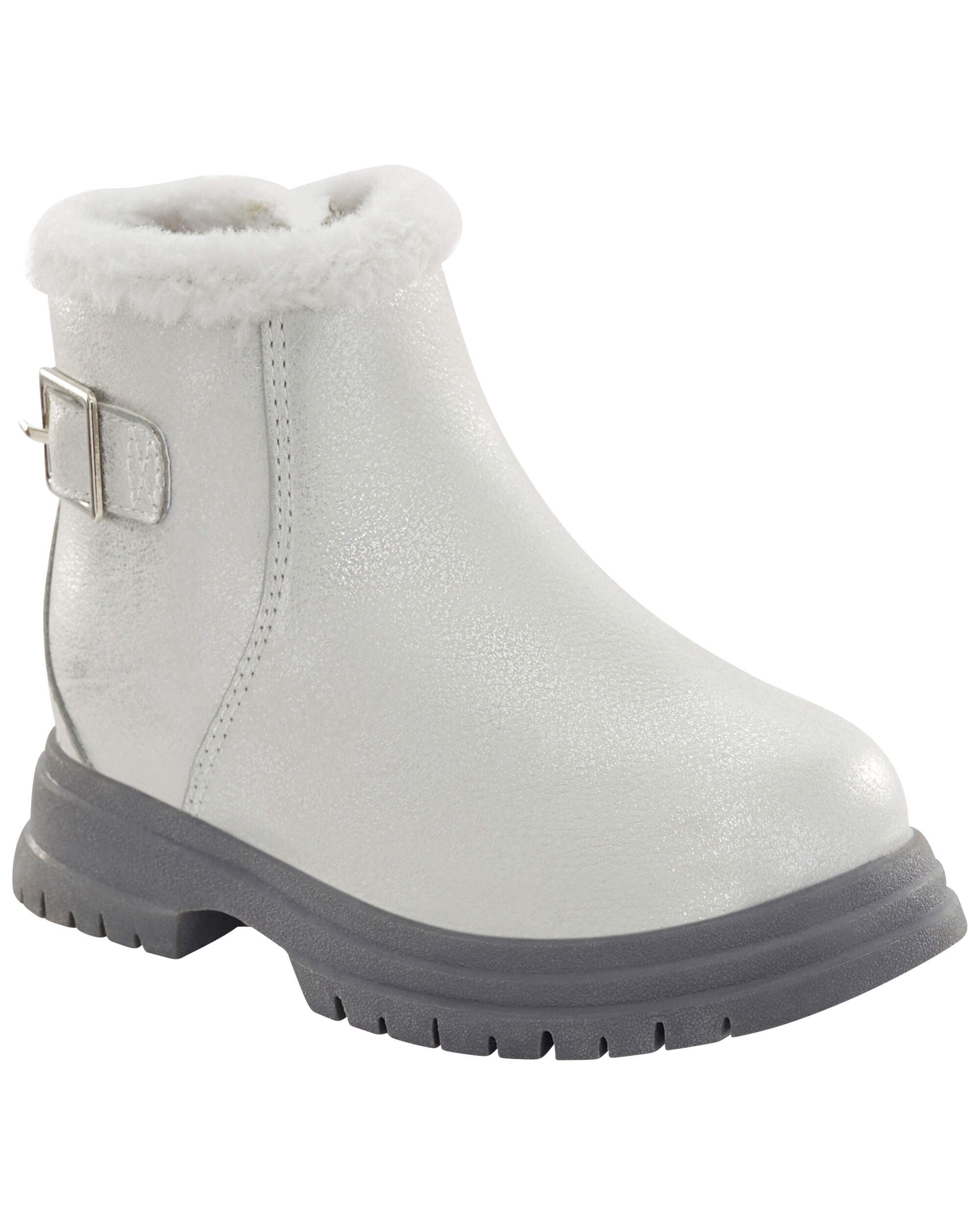 Childrens fur lined boots clearance