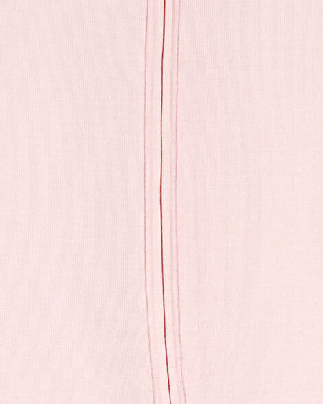  Product image 4 of Baby Solid 2-Way Zip PurelySoft Sleep & Play Pajamas - Light Pink