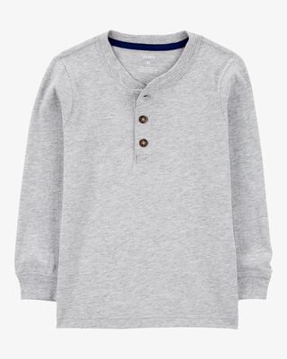 Toddler Short-Sleeve Henley Tee