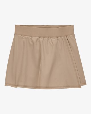 Product image 1 of Kid Poplin Stretch Uniform Skort - Khaki