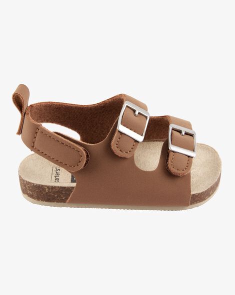  Product image 2 of Baby Buckle Faux Cork Sandals - Brown