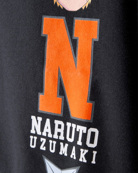 Product image 3 of Boys Naruto Anime Pullover Sweatshirt - Black