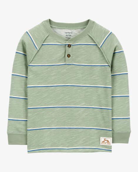  Product image 1 of Toddler Striped Henley Tee