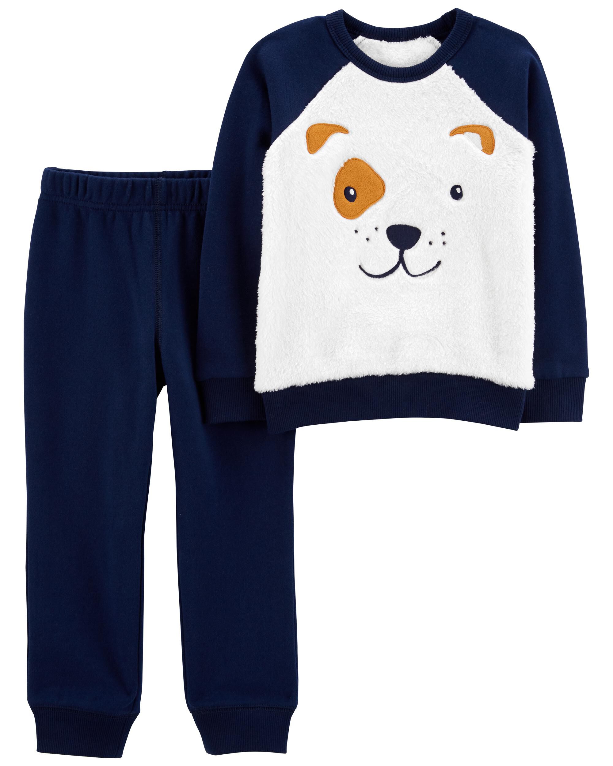 NWT New Carter's Baby/Toddler Boy Fleece Top & Pants 2PC Set Outfit Playwear 