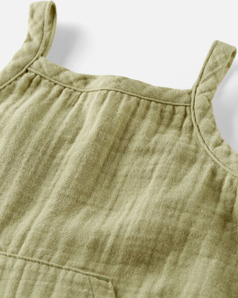  Product image 4 of Baby Organic Cotton Gauze Shortall Set