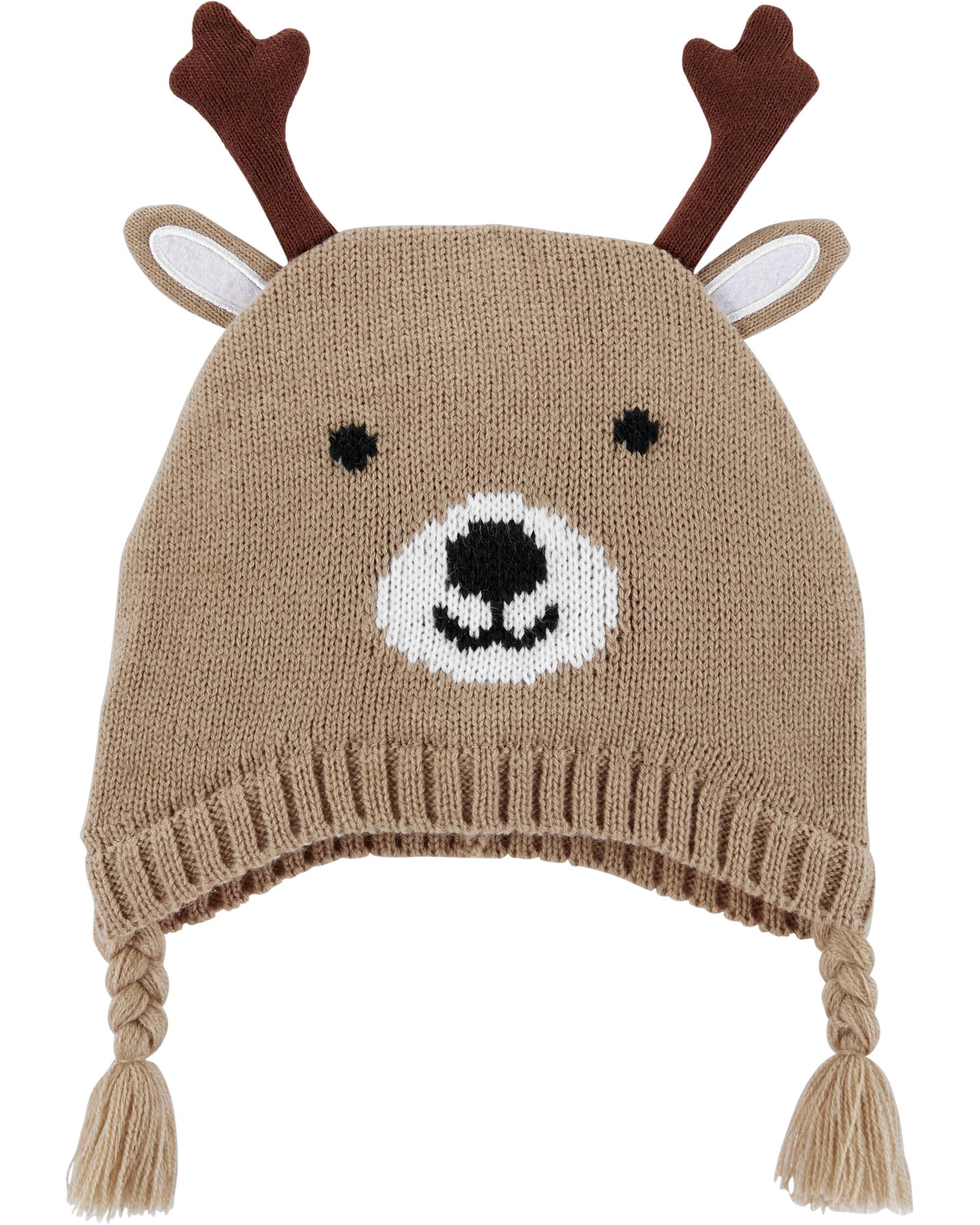 carter's reindeer hat
