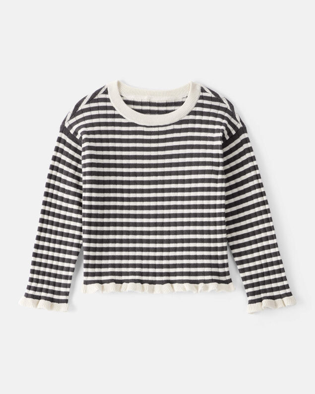 Product image 1 of Toddler Girl Striped Long-Sleeve Sweater