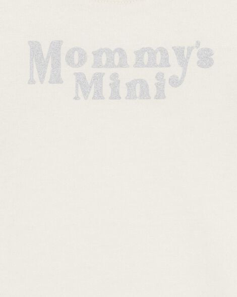Baby Mommy's Mini Short-Sleeve Bodysuit - Cream