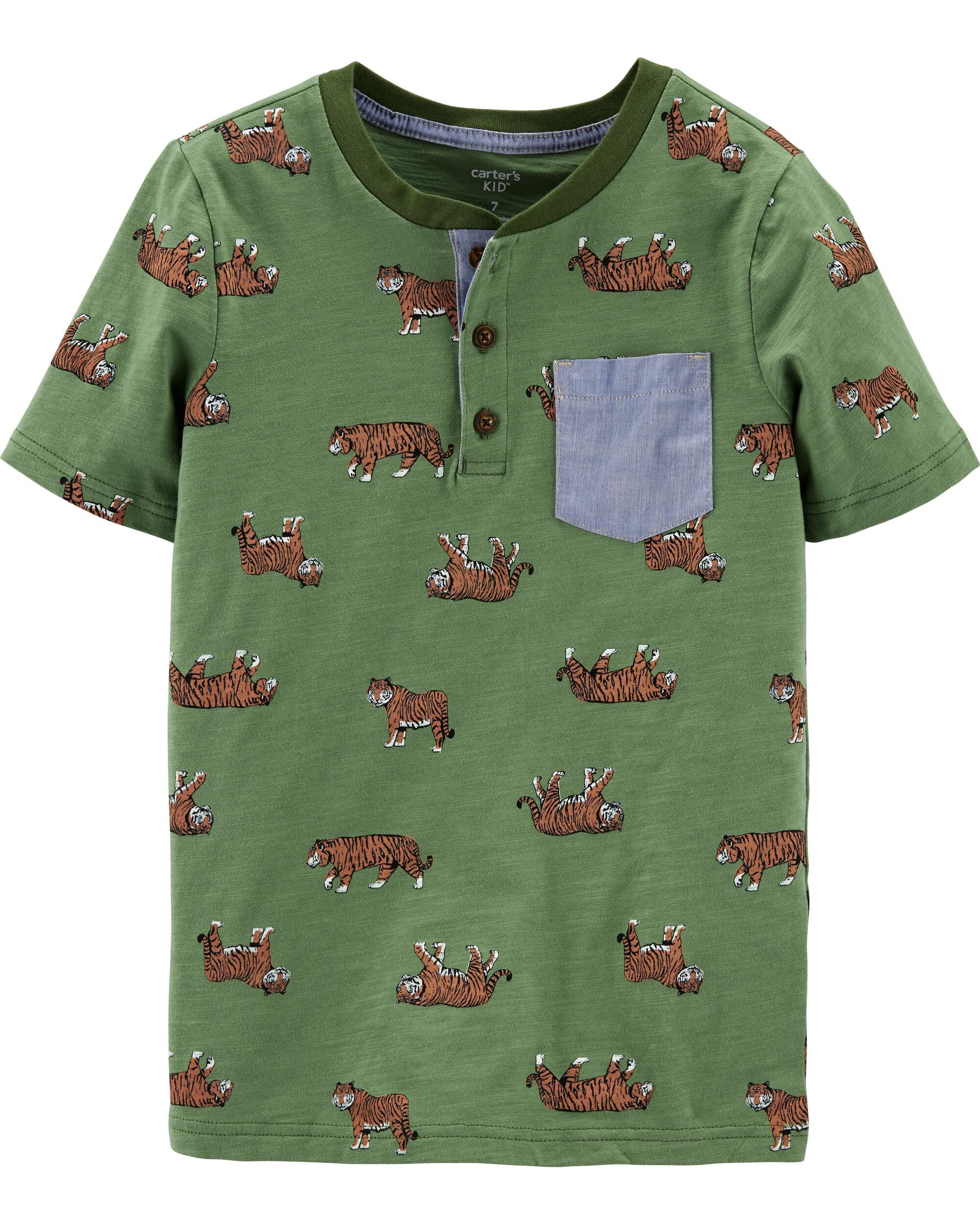 *CLEARANCE* Tiger Slub Jersey Henley