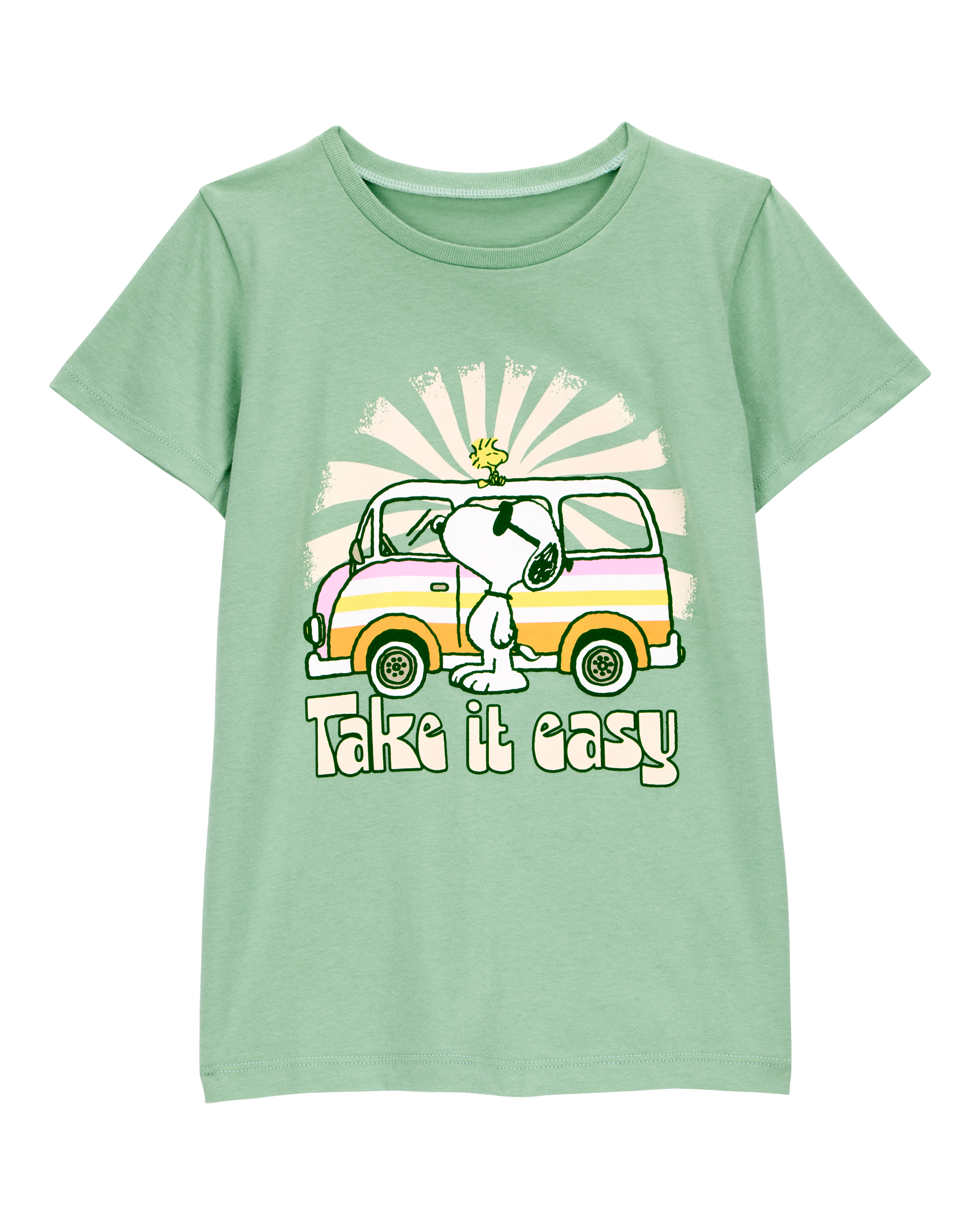 Girls Peanuts™ Snoopy Short-Sleeve Graphic Tee - Green
