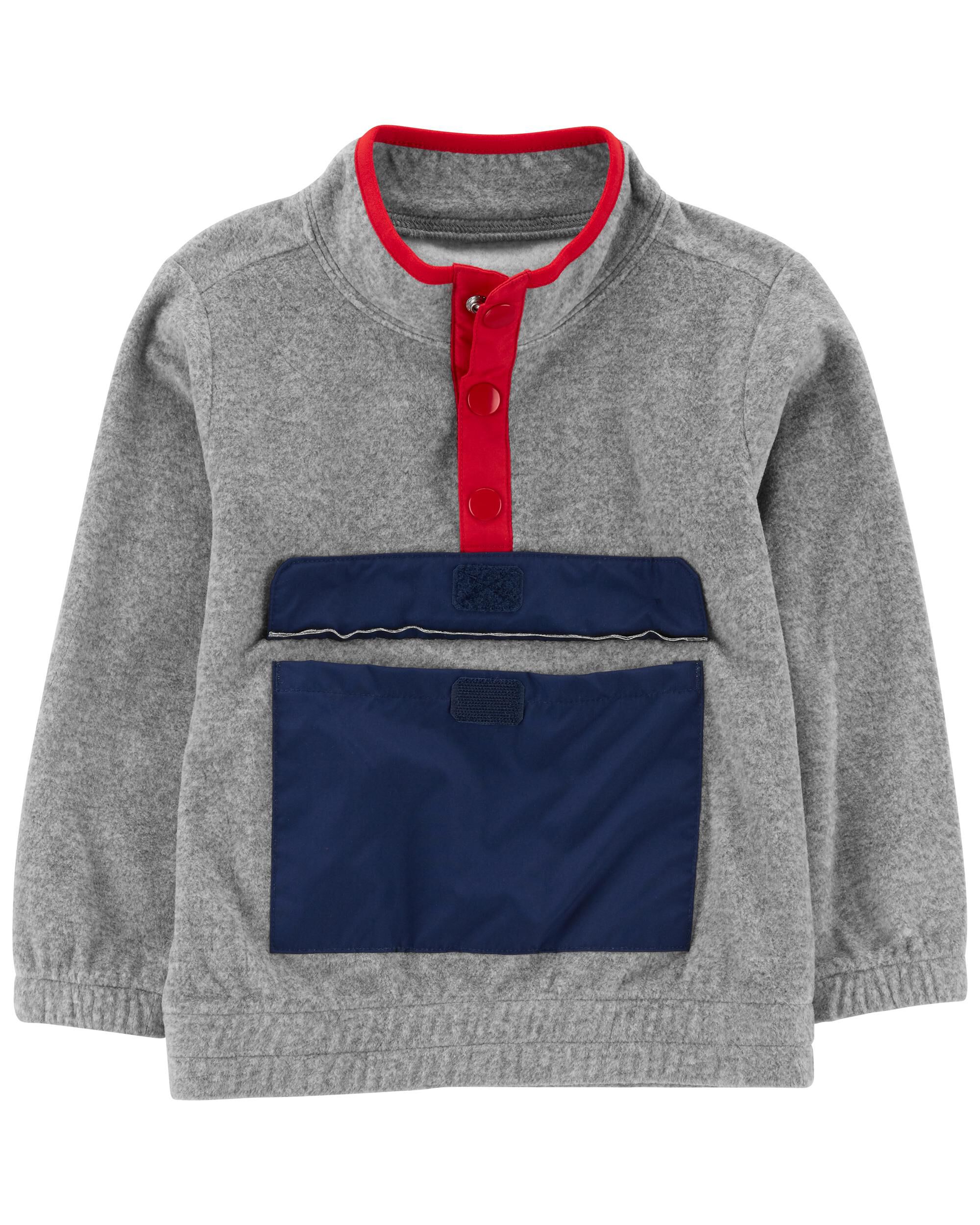 Fleece pullover toddler cheap