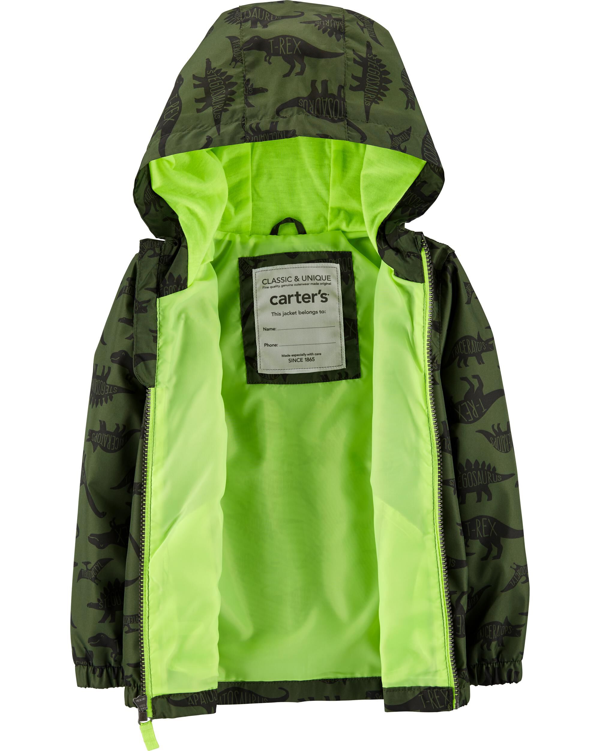 Carters Boys Little Critter Rainslicker Lightweight Rain Jacket