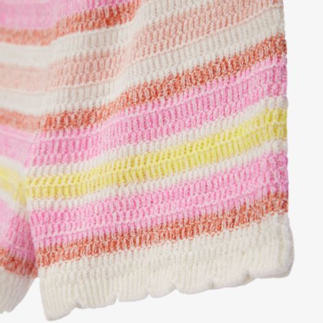  Product image 3 of Kid Striped Crotchet Knit Shorts