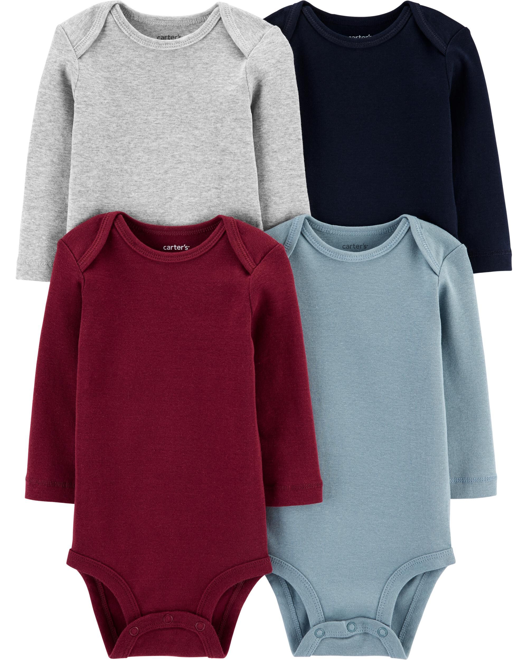 Simple Joys by Carters Baby 5-Pack Neutral Long-Sleeve Bodysuit