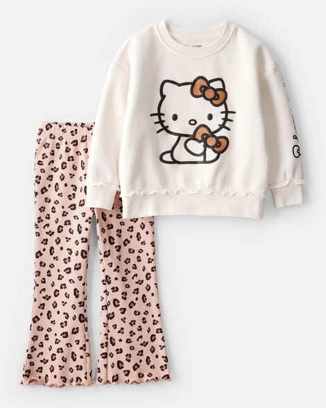 toddler girl 2-piece hello kitty® outfit set
