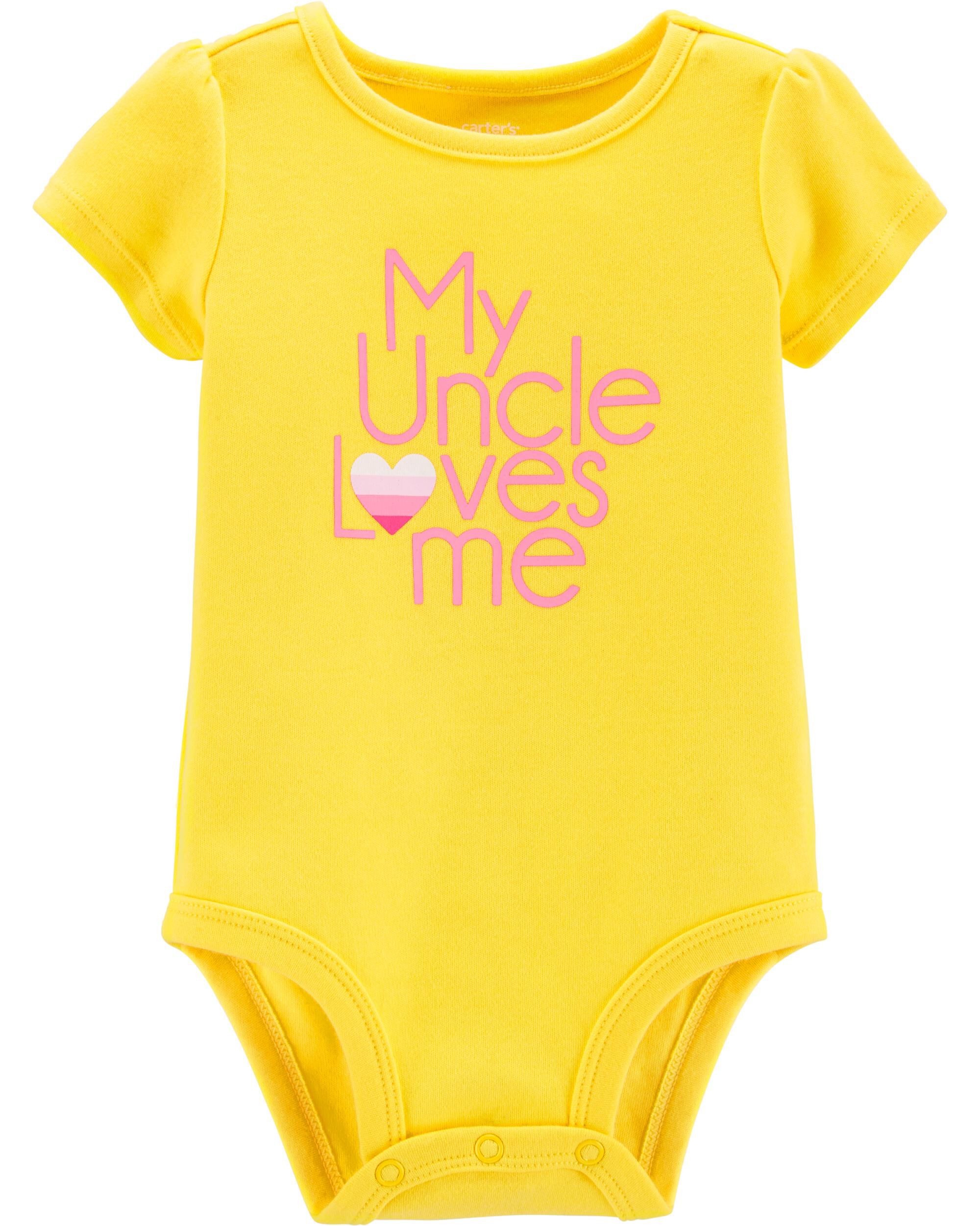 i love my uncle onesie carter's