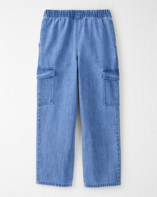 Product image 2 of Kid Organic Cotton Chambray Cargo Pants