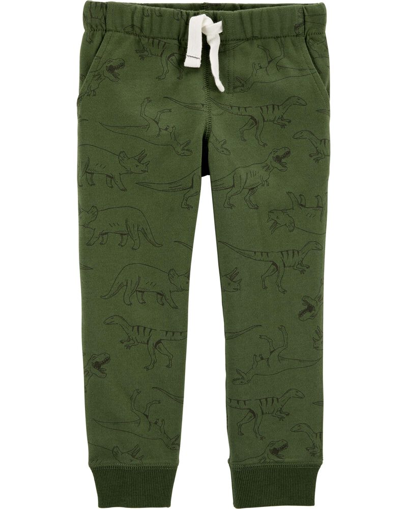 Dinosaur Pull-On French Terry Joggers