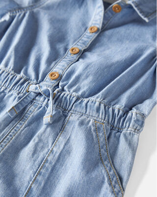 Product image 2 of Toddler Organic Cotton Chambray Romper