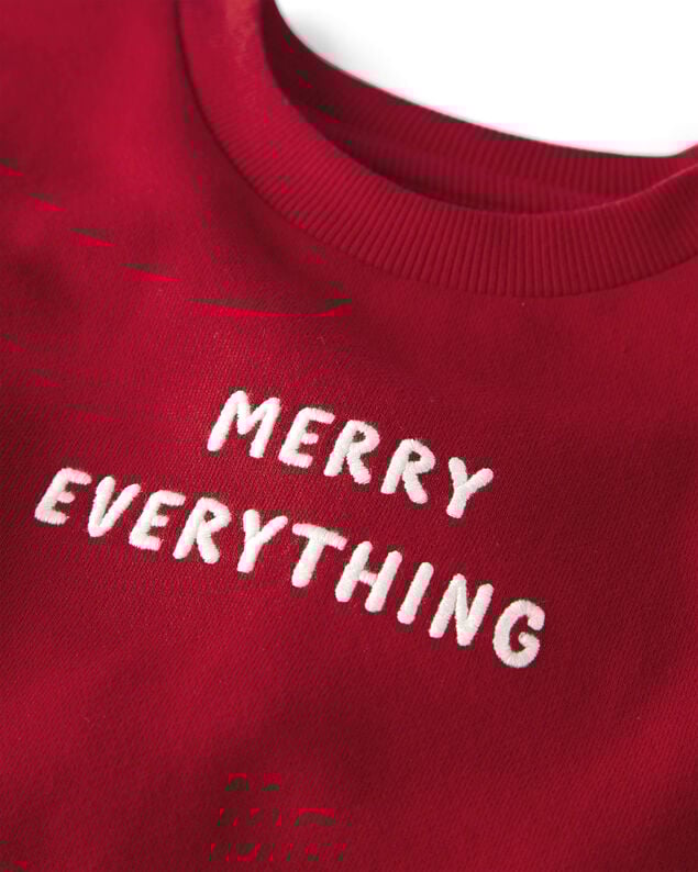 Product image 2 of Toddler Merry Everything Pullover Made with Organic Cotton
