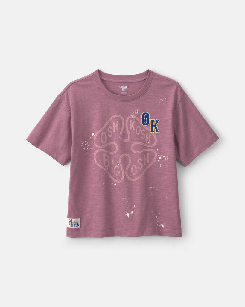 OshKosh B'gosh Girls 'OshKosh' Graphic Tee 10 Purple