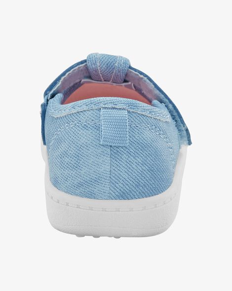 Product image 3 of Every Step® First Walker Floral Denim Sneakers - Blue