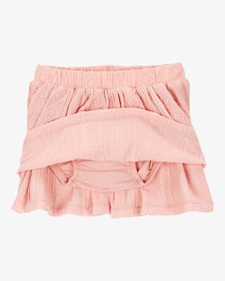 Product image 2 of Baby Crochet Pull-On Skort - Pink