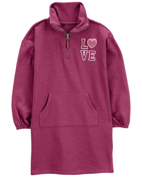  Product image 1 of Kid Love Heart Sweatshirt Dress