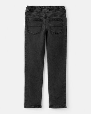 Product image 2 of Boys Tapered Denim Jeans - Black
