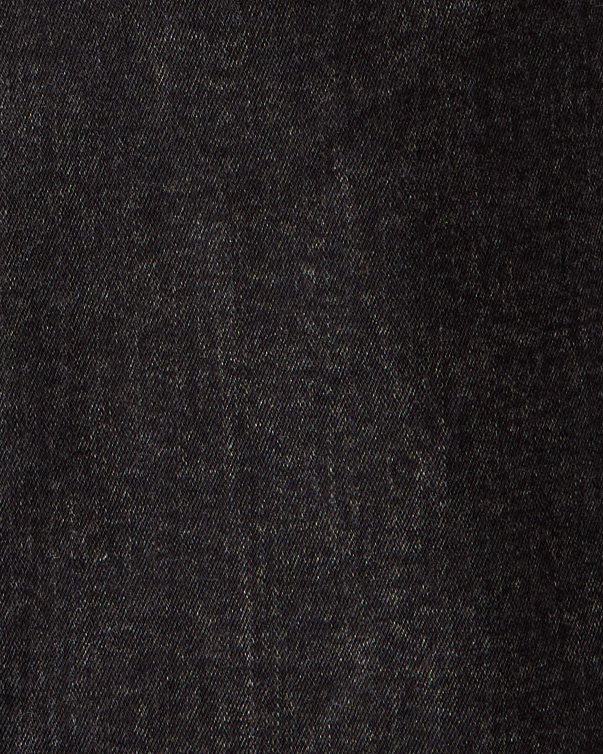 Boys Baggy Iconic Denim Carpenter Pants - Black Wash