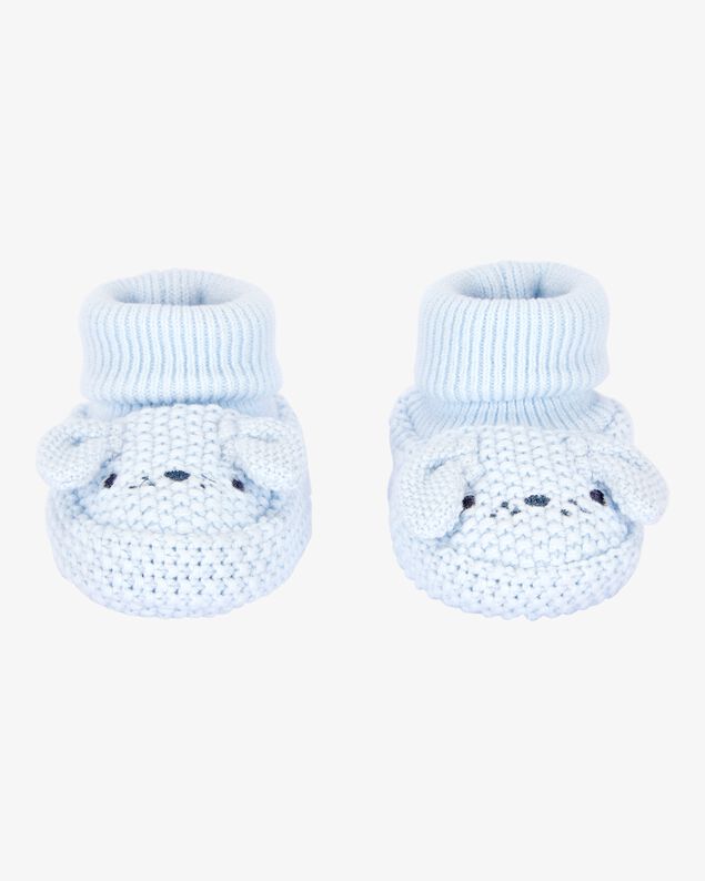 Product image 1 of Baby Puppy Crochet Booties - Blue