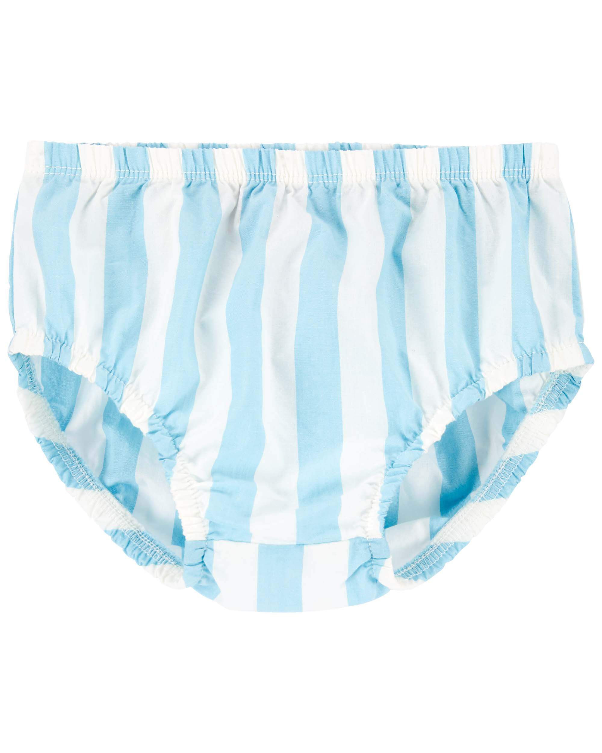 Carter's blue and white striped dress discount