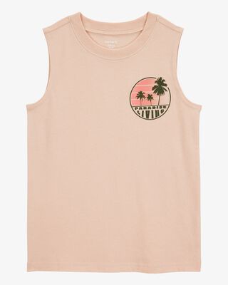 Product image 1 of Kid Graphic Surf Tank - Brown