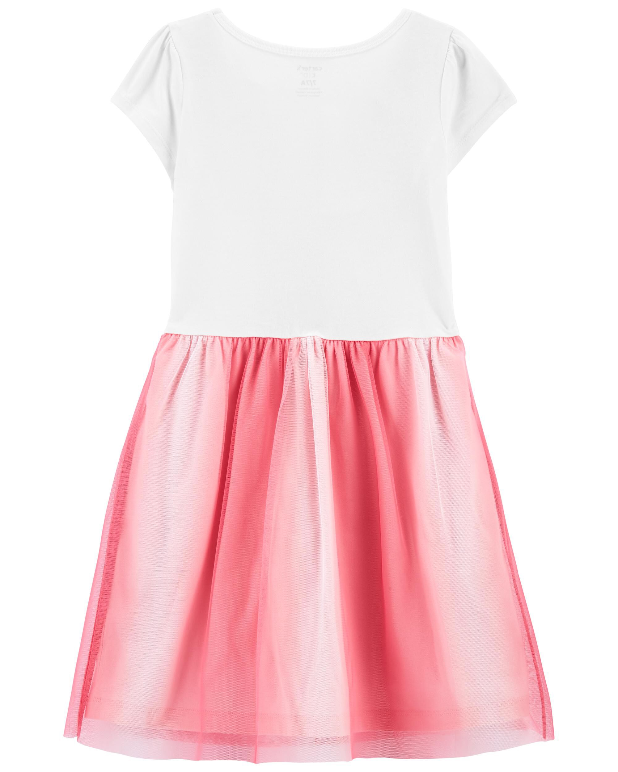 carter's star holiday skirt dress