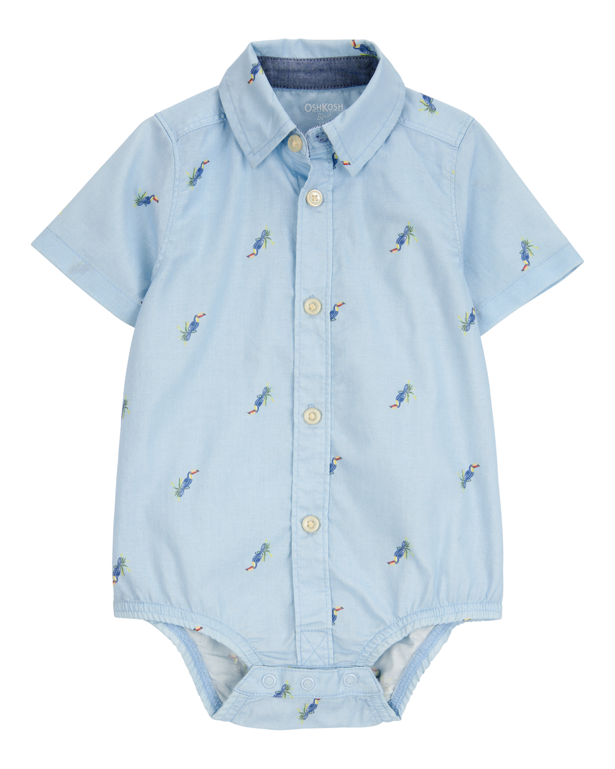 贅沢 Toucan Baby Button-Front Carter's | OshKosh - Bodysuit トップス